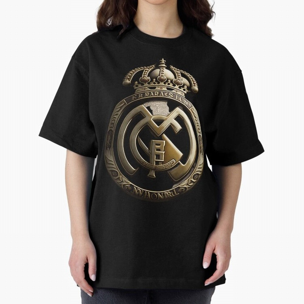 Madrid Oversized T-Shirt Honor the Football Icons of FIFA World Cup 2026 for Fans of Mbappe and France, Bringing Match Day Excitement, Supporter Culture, Golden Goals and Global Football Passion; Ideal for Fans Who Follow Messi, Cristiano Ronaldo,