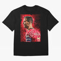 R-o-n-a-l-d-o Design Wallpaper Oversized T-Shirt Make Your Look Match FIFA World Cup 2026 Group Stage Spirit, Inspired by Argentina, Haaland, Vintage Soccer Flavor, Modern Football Stars, National Flags and Final Night Emotion; Great for Watch