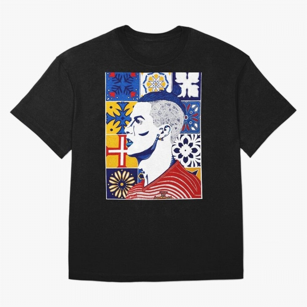 Cristiano Ronaldo Cristiano Ronaldo Azulejos Oversized T-Shirt Show Up for the Glory of Global Football Passion for FIFA World Cup 2026 Group Stage, Built around CR7, Portugal, Retro Football Energy, Iconic Rivalries, Trophy Chase Drama and Stadium