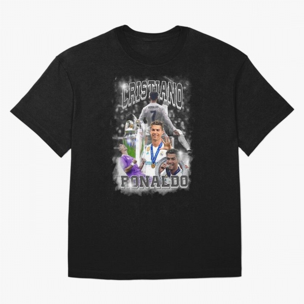 Cristiano Ronaldo Oversized T-Shirt Showcase FIFA World Cup 2026 Group Stage Built around CR7 and Messi, Spain Energy, Goal Celebration Energy, Supporter Heritage, Football Icons and Worldwide Tournament Joy; Created for Match Day Parties, Soccer