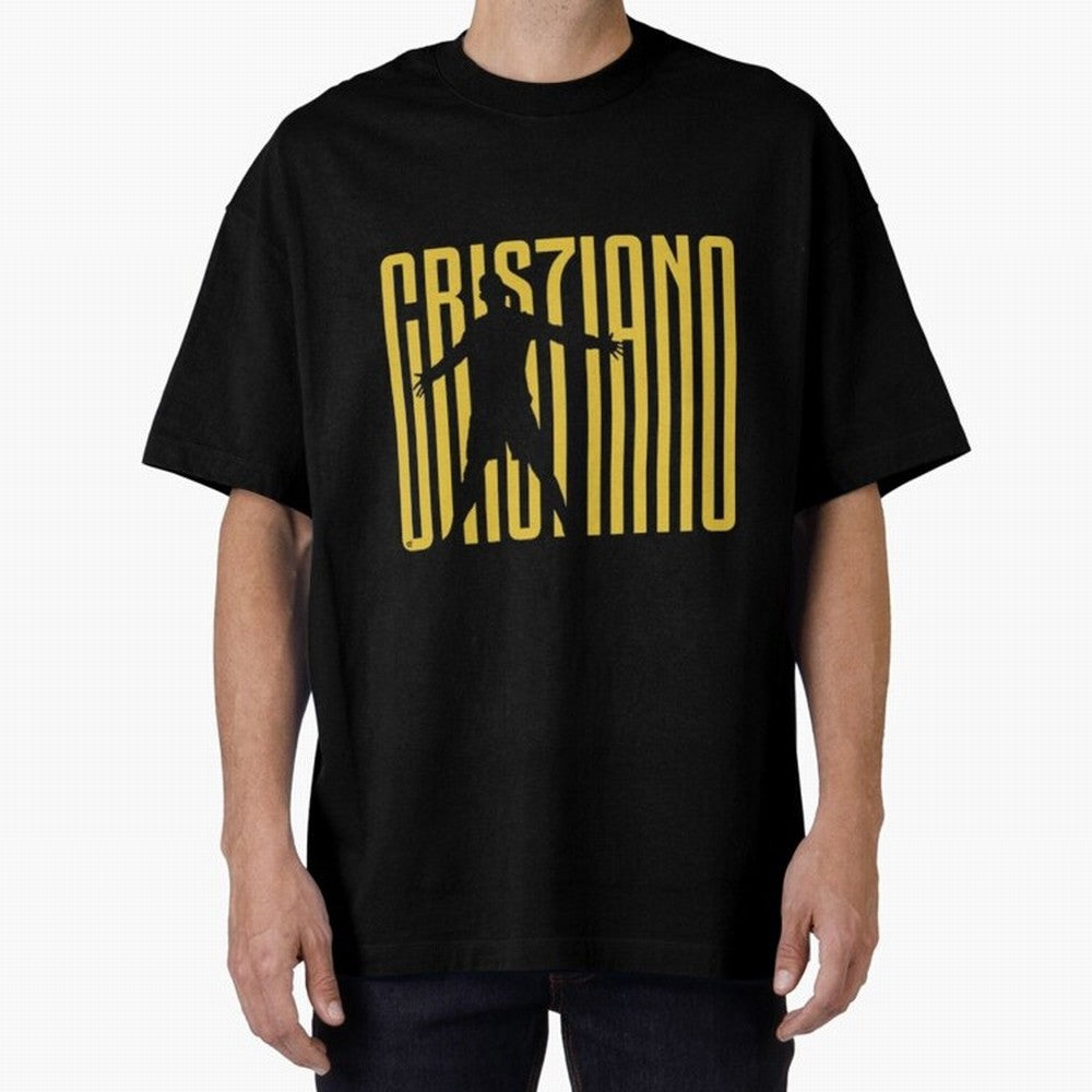 Cristiano Ronaldo Oversized T-Shirt Support FIFA World Cup 2026 Spirit, Made for France and Portugal, CR7 and Messi, Fan Favorite Moments, National Team Passion, Big Match Drama and Soccer History; Made for Die Hard Supporters, Soccer Lovers, Game
