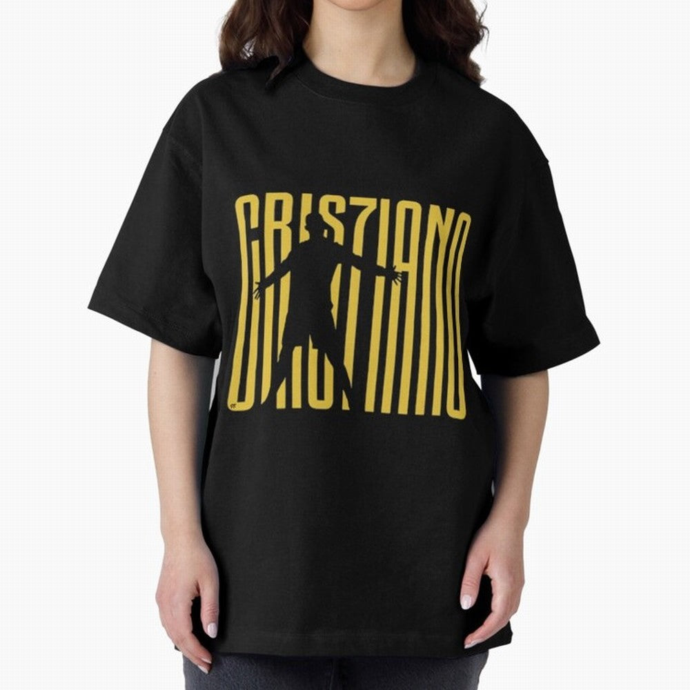 Cristiano Ronaldo Oversized T-Shirt Support FIFA World Cup 2026 Spirit, Made for France and Portugal, CR7 and Messi, Fan Favorite Moments, National Team Passion, Big Match Drama and Soccer History; Made for Die Hard Supporters, Soccer Lovers, Game