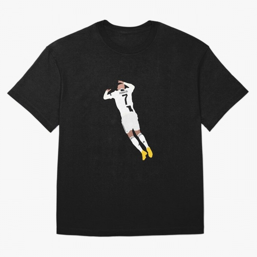 cristiano ronaldo goal celebration Oversized T-Shirt Stand with FIFA World Cup 2026 Group Stage Spirit, Capturing France, Mbappe and Neymar, Stadium Chants, National Pride, Trophy Dreams and Unforgettable Football Memories; Perfect for Supporters