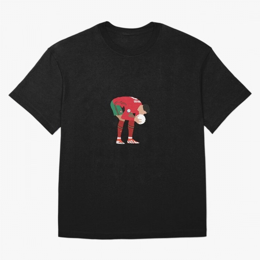 cristiano ronaldo ball kiss Oversized T-Shirt Keep the Match Day Mood of Match Day Hype around FIFA World Cup 2026 Group Stage, CR7 and Messi, France and Portugal, Champion Mindset, Group Stage Buzz, Knockout Tension and Passionate Fan Culture;