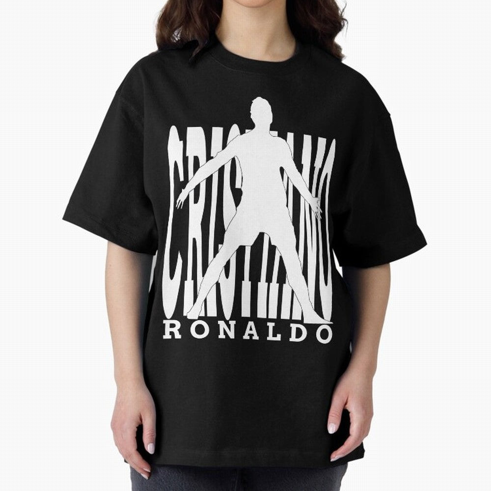 Cristiano Ronaldo - The Legend! Oversized T-Shirt Join the Global Buzz around Match Day Hype around FIFA World Cup 2026, CR7 and Messi, England, France and Netherlands, Championship Spirit, Famous Goals, Roaring Crowds and International Football