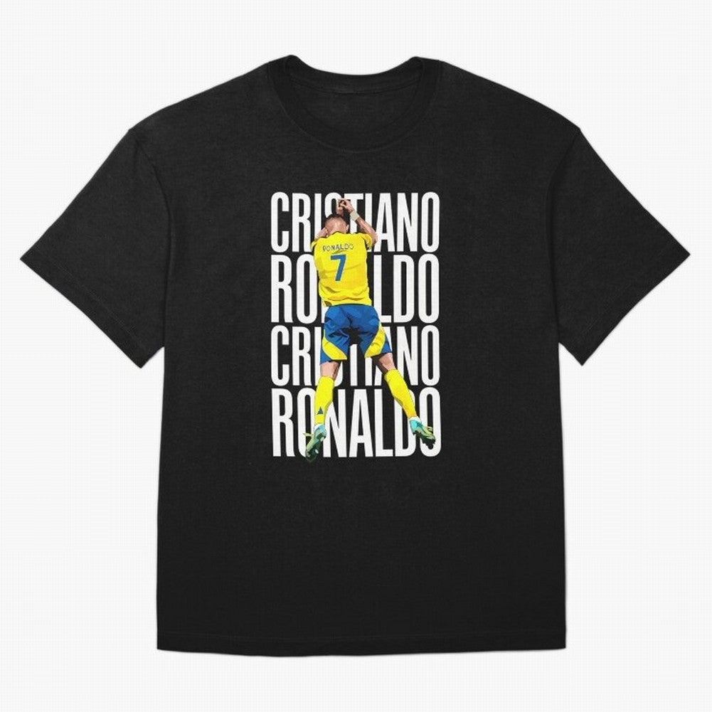 Cristiano Ronaldo Siuuuu Celebration Oversized T-Shirt Remember the FIFA World Cup 2026 USA Canada Mexico Journey through Neymar, Haaland and Cristiano Ronaldo Highlights, Argentina and Brazil Pride, Worldwide Fan Energy, Dramatic Goals, Stadium