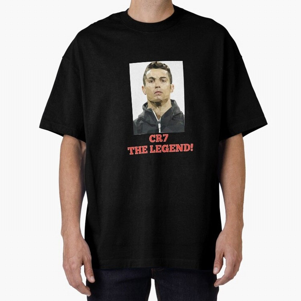Cristiano Ronaldo Fantasy CR7 T Shirt Oversized T-Shirt Keep the Match Day Mood of Global Football Passion for FIFA World Cup 2026 Group Stage, with Neymar, Haaland and Cristiano Ronaldo, England and Germany, Game Day Rituals, Football Legends,