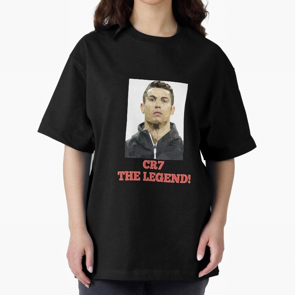 Cristiano Ronaldo Fantasy CR7 T Shirt Oversized T-Shirt Keep the Match Day Mood of Global Football Passion for FIFA World Cup 2026 Group Stage, with Neymar, Haaland and Cristiano Ronaldo, England and Germany, Game Day Rituals, Football Legends,