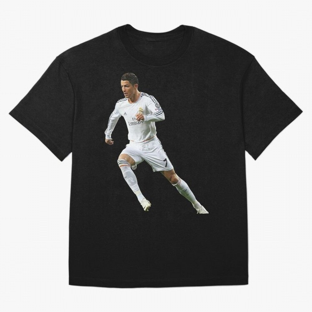 Cristiano Ronaldo Oversized T-Shirt Celebrate Football Heritage in Global Football Passion for FIFA World Cup 2026, Inspired by Messi, Argentina, Sports Nostalgia, International Competition, Famous Players and Unforgettable Victories; Ideal for