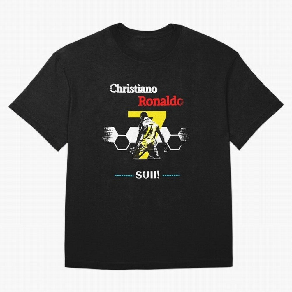 Cristiano Ronaldo Cr7 Oversized T-Shirt Cheer through Every Moment of the FIFA World Cup 2026 Journey through Messi Highlights, France Pride, Football Passion, Legendary Performances, Festival Vibes and Supporter Community; Great for Supporters Who