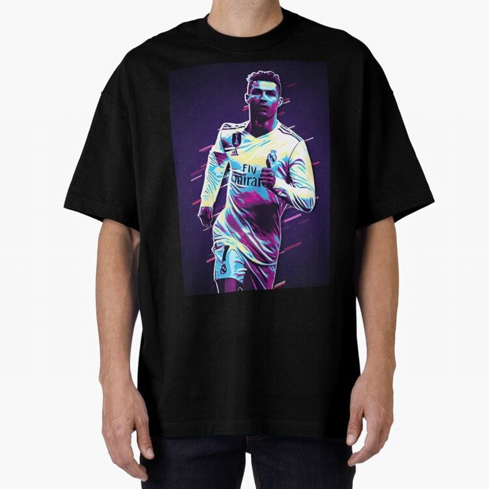 Cr7 Oversized T-Shirt Fuel FIFA World Cup 2026 USA Canada Mexico for Fans of Cristiano Ronaldo, Haaland and CR7 and Argentina, Bringing Football Festival Excitement, Trophy Ambitions, Country Rivalries and Star Player Buzz; Perfect for People Who