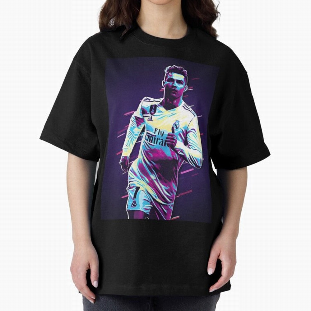 Cr7 Oversized T-Shirt Fuel FIFA World Cup 2026 USA Canada Mexico for Fans of Cristiano Ronaldo, Haaland and CR7 and Argentina, Bringing Football Festival Excitement, Trophy Ambitions, Country Rivalries and Star Player Buzz; Perfect for People Who