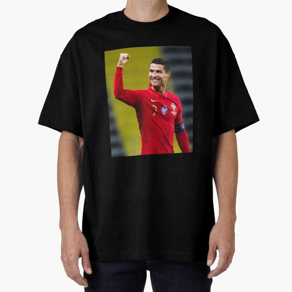 Cr7 | Cristiano Ronaldo | Portugal Oversized T-Shirt Mark Match Day Hype around FIFA World Cup 2026 Group Stage, Messi, Brazil, Game Day Rituals, Football Legends, Country Pride and the Road to the Final; Created for Match Day Parties, Soccer