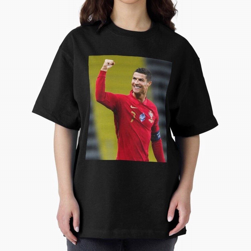 Cr7 | Cristiano Ronaldo | Portugal Oversized T-Shirt Mark Match Day Hype around FIFA World Cup 2026 Group Stage, Messi, Brazil, Game Day Rituals, Football Legends, Country Pride and the Road to the Final; Created for Match Day Parties, Soccer