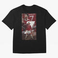 Cristiano Ronaldo Oversized T-Shirt Keep Football History Alive during the FIFA World Cup 2026 Group Stage Journey through Messi Highlights, France Pride, Vintage Soccer Flavor, Modern Football Stars, National Flags and Final Night Emotion; Great
