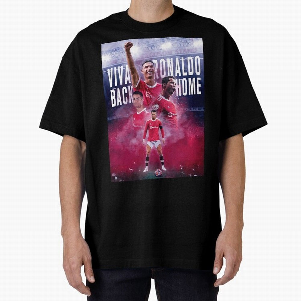 Cristiano Ronaldo Cr7 The Legend Of Manchester United , Ronaldo Gifts, Ronaldo Best Selling , Ronald Oversized T-Shirt Make Game Day About Global Football Passion for FIFA World Cup 2026 USA Canada Mexico, Highlighting CR7 and Messi, Argentina,