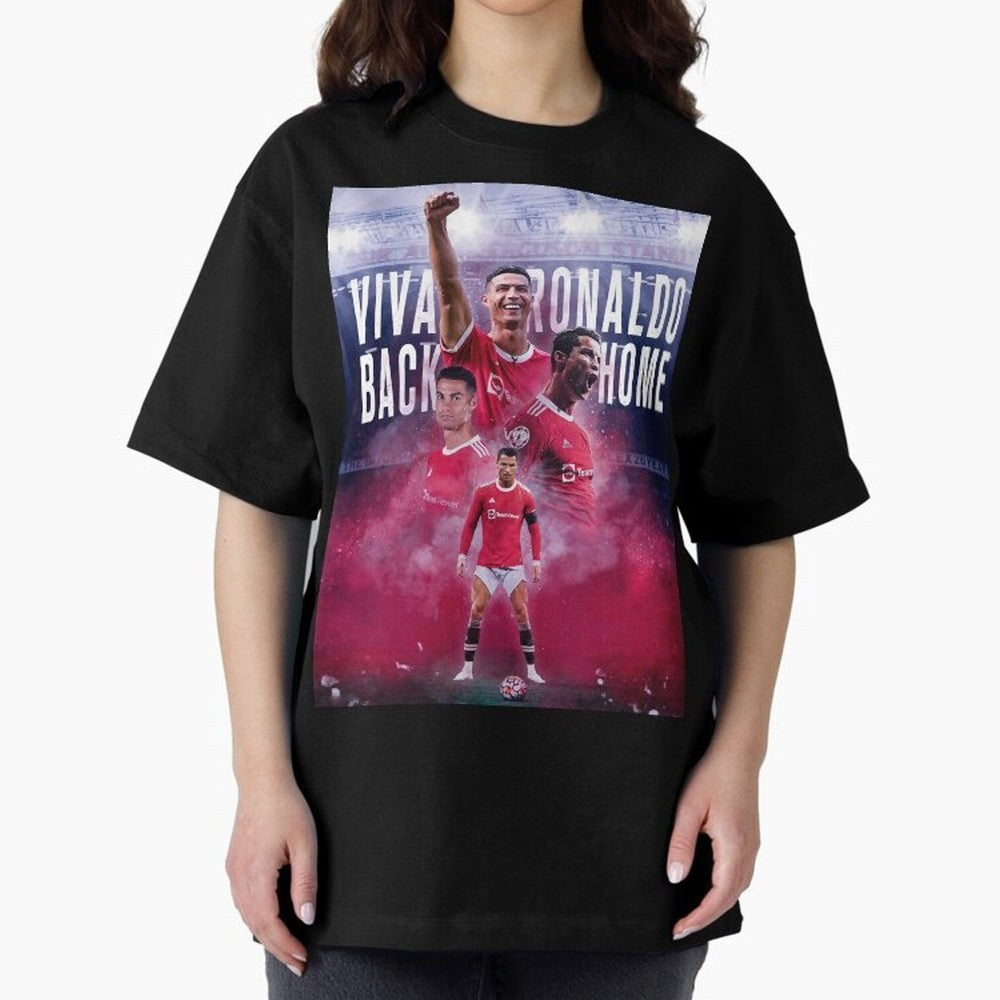 Cristiano Ronaldo Cr7 The Legend Of Manchester United , Ronaldo Gifts, Ronaldo Best Selling , Ronald Oversized T-Shirt Make Game Day About Global Football Passion for FIFA World Cup 2026 USA Canada Mexico, Highlighting CR7 and Messi, Argentina,