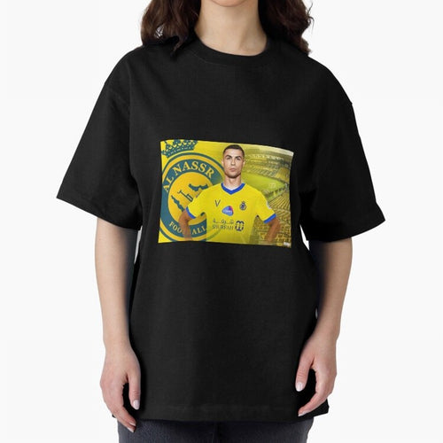 AL NASSR CRISTIANO RONALDO Oversized T-Shirt Relive the Noise and Pride of Global Football Passion for FIFA World Cup 2026 USA Canada Mexico, Made for Cristiano Ronaldo, Haaland and CR7, Netherlands, Stadium Memories, Football Loyalty,