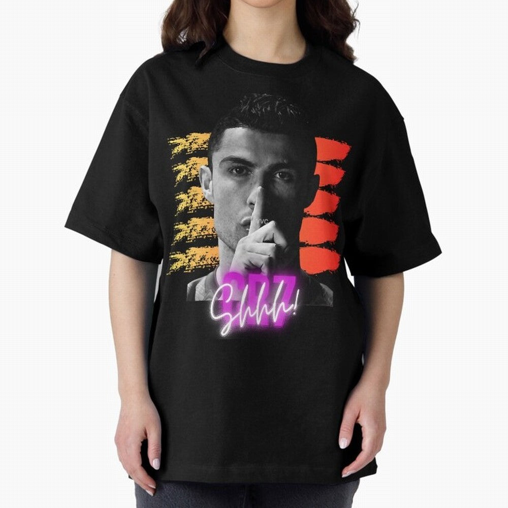 Cristiano Ronaldo cr7 portugal Oversized T-Shirt Carry the Colors and Pride of FIFA World Cup 2026 USA Canada Mexico for Fans of Neymar, Haaland and Cristiano Ronaldo and England, Bringing Goal Celebration Energy, Supporter Heritage, Football Icons