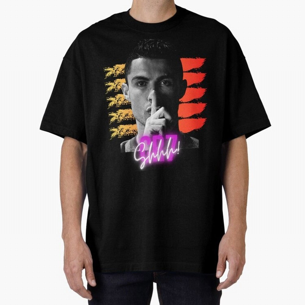 Cristiano Ronaldo cr7 portugal Oversized T-Shirt Carry the Colors and Pride of FIFA World Cup 2026 USA Canada Mexico for Fans of Neymar, Haaland and Cristiano Ronaldo and England, Bringing Goal Celebration Energy, Supporter Heritage, Football Icons