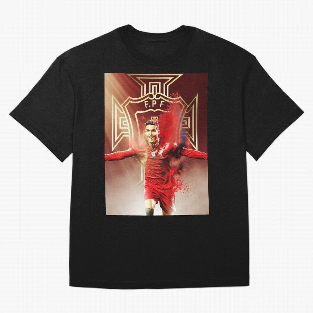 CR>7 Por Oversized T-Shirt Show Your Love for Match Day Hype around FIFA World Cup 2026 Group Stage, Haaland, Brazil, Portugal and Argentina, Championship Spirit, Famous Goals, Roaring Crowds and International Football Unity; Perfect for People Who
