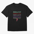 WITH CR7 RONALDO - ALL CAREER Oversized T-Shirt Show Passion for the Stars of the FIFA World Cup 2026 Group Stage Journey through CR7 Highlights, Argentina Pride, Worldwide Fan Energy, Dramatic Goals, Stadium Lights and Championship Celebrations;
