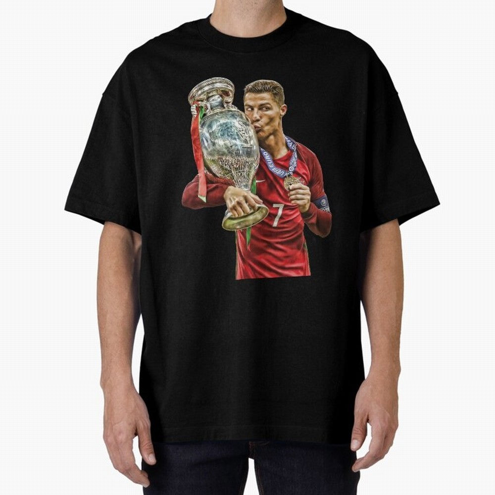 Ronaldo The Lagend Oversized T-Shirt Stand Proud for the FIFA World Cup 2026 USA Canada Mexico Journey through Haaland Highlights, France and Portugal Pride, Football Passion, Legendary Performances, Festival Vibes and Supporter Community; Perfect
