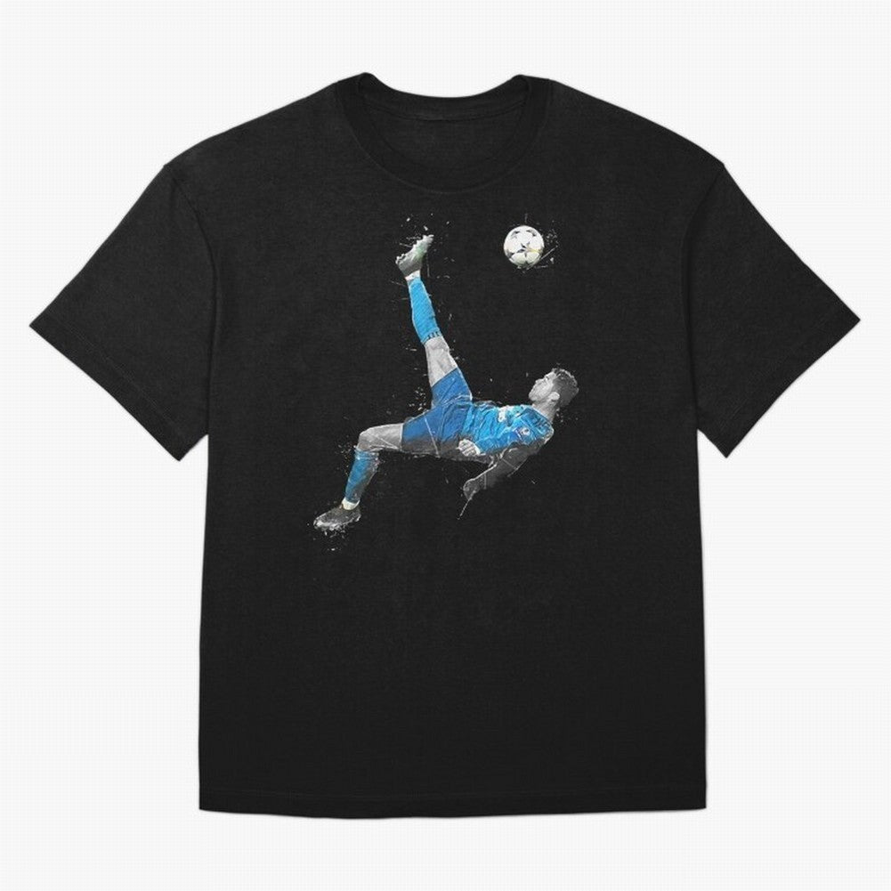 Cristiano Ronaldo Oversized T-Shirt Show Fan Pride Across FIFA World Cup 2026 for Fans of Haaland and Mbappe and England and Germany, Bringing Worldwide Fan Energy, Dramatic Goals, Stadium Lights and Championship Celebrations; Perfect for People