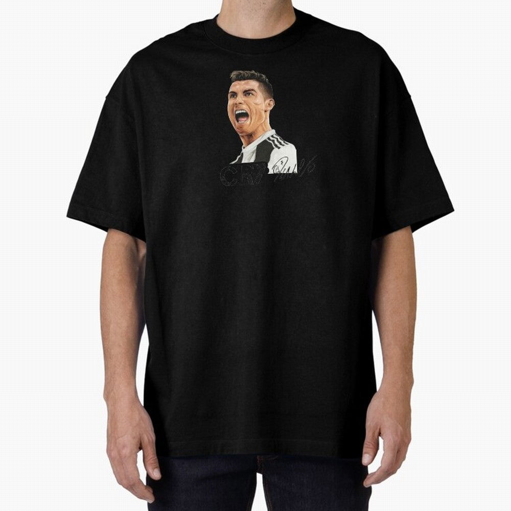 Cr7 Cristiano Ronaldo 7 Oversized T-Shirt Celebrate the Next Chapter of FIFA World Cup 2026 Group Stage Celebrating Neymar, Portugal Energy, Supporter Pride, Iconic Celebrations, Legendary Names and Global Match Day Energy; Great for Watch Parties,
