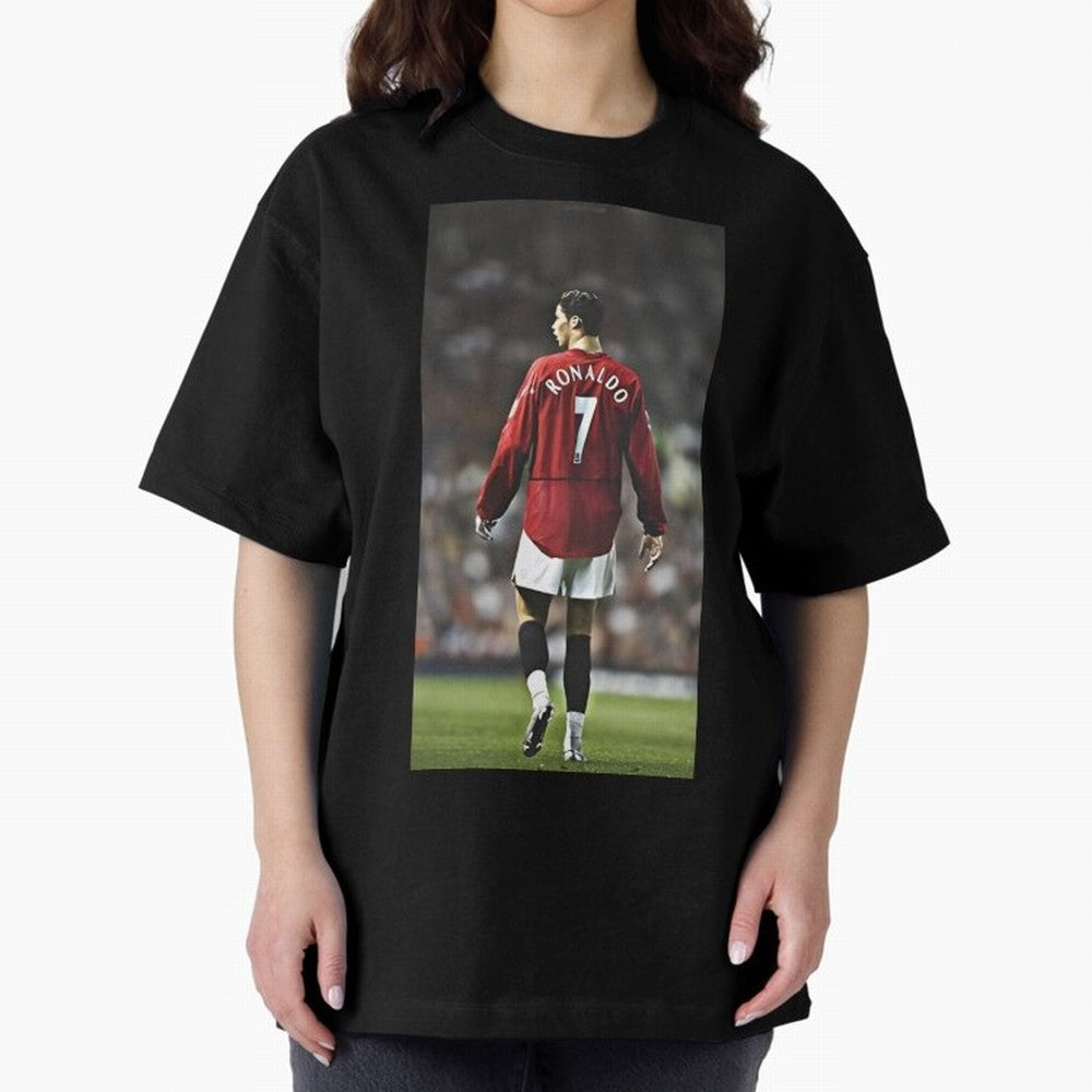 Cr7 Oversized T-Shirt Celebrate the Stars of Match Day Hype around FIFA World Cup 2026 Group Stage, Neymar, Haaland and Cristiano Ronaldo, Germany, Supporter Pride, Iconic Celebrations, Legendary Names and Global Match Day Energy; Ideal for