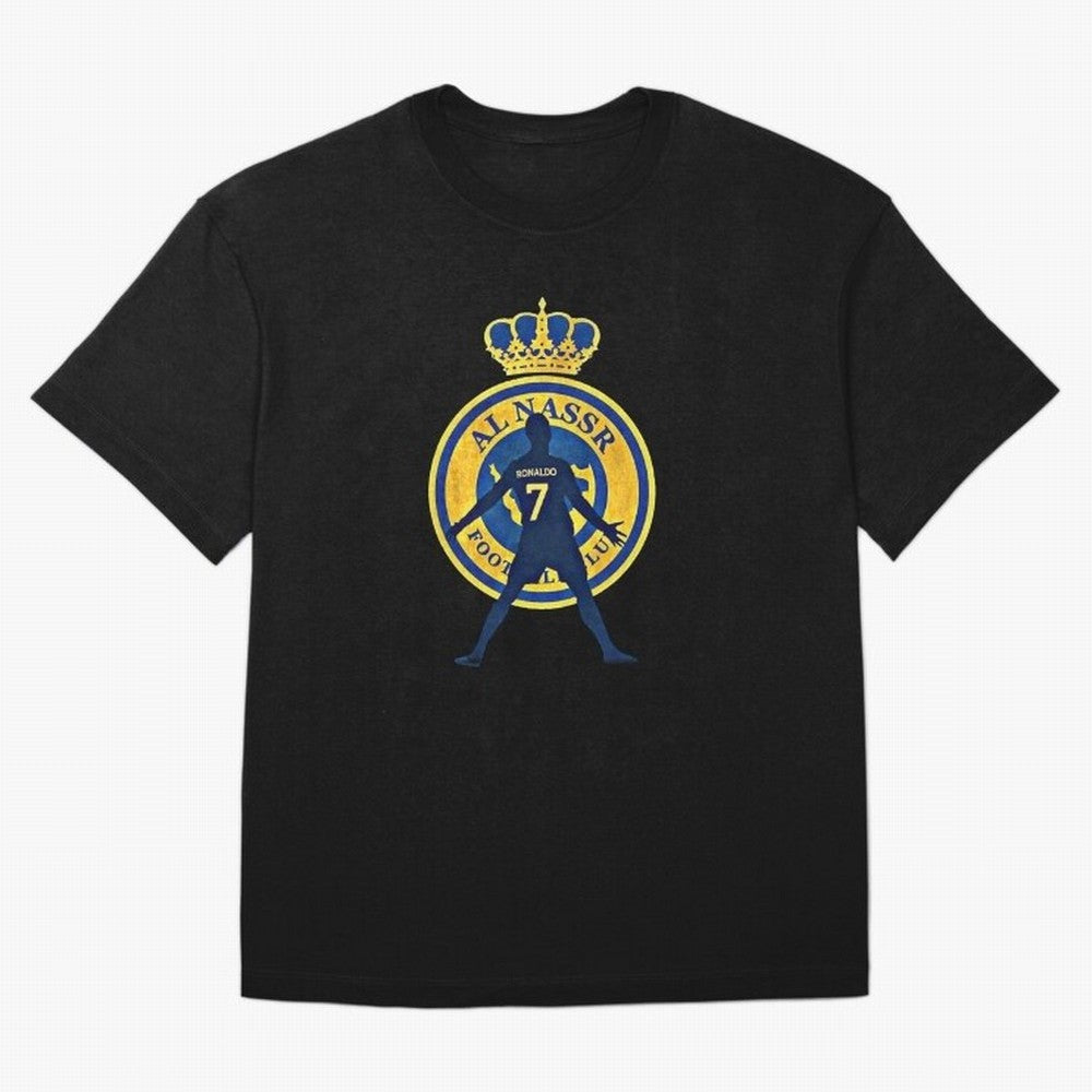 Cristiano Ronaldo T-shirt at Al-Nasr Saudi Club Oversized T-Shirt Upgrade Match Day Hype around FIFA World Cup 2026 USA Canada Mexico, Messi, CR7 and Mbappe, Spain, Stadium Memories, Football Loyalty, International Chants and Championship