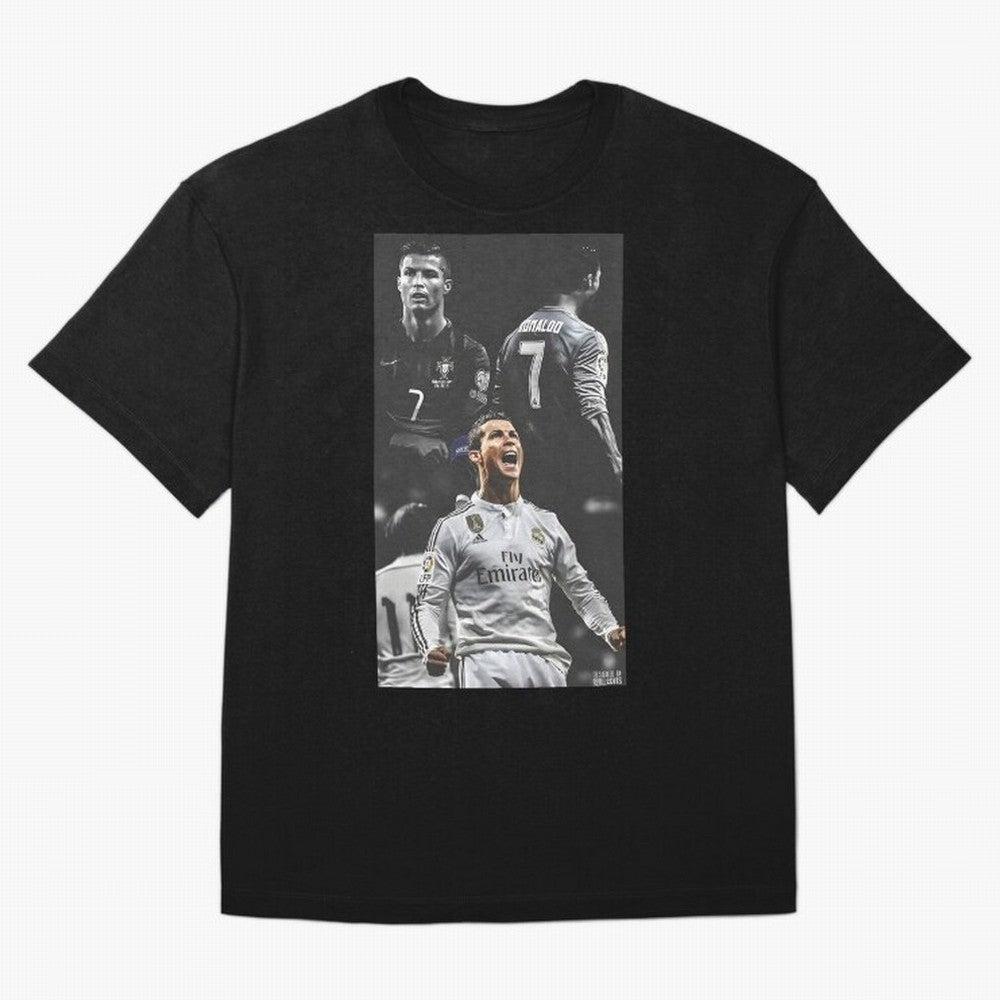 Cristiano Ronaldo CR7 Football Art Poster Oversized T-Shirt Fuel the Hype around FIFA World Cup 2026 Group Stage Spirit, with England, France and Netherlands, Cristiano Ronaldo, Goal Celebration Energy, Supporter Heritage, Football Icons and