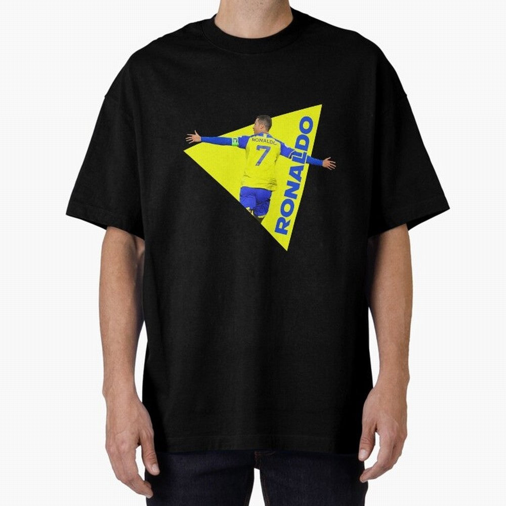 Cristiano Ronaldo Oversized T-Shirt Back the Journey through Match Day Hype around FIFA World Cup 2026 Group Stage, CR7, England, Vintage Soccer Flavor, Modern Football Stars, National Flags and Final Night Emotion; Built for Supporters Chasing