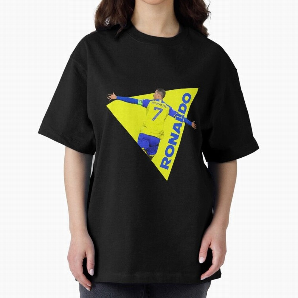 Cristiano Ronaldo Oversized T-Shirt Back the Journey through Match Day Hype around FIFA World Cup 2026 Group Stage, CR7, England, Vintage Soccer Flavor, Modern Football Stars, National Flags and Final Night Emotion; Built for Supporters Chasing