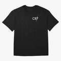 CR7 Black Oversized T-Shirt Keep Football History Alive during Match Day Hype around FIFA World Cup 2026 Group Stage, Messi, Neymar and Mbappe, Germany, Football Passion, Legendary Performances, Festival Vibes and Supporter Community; Great for