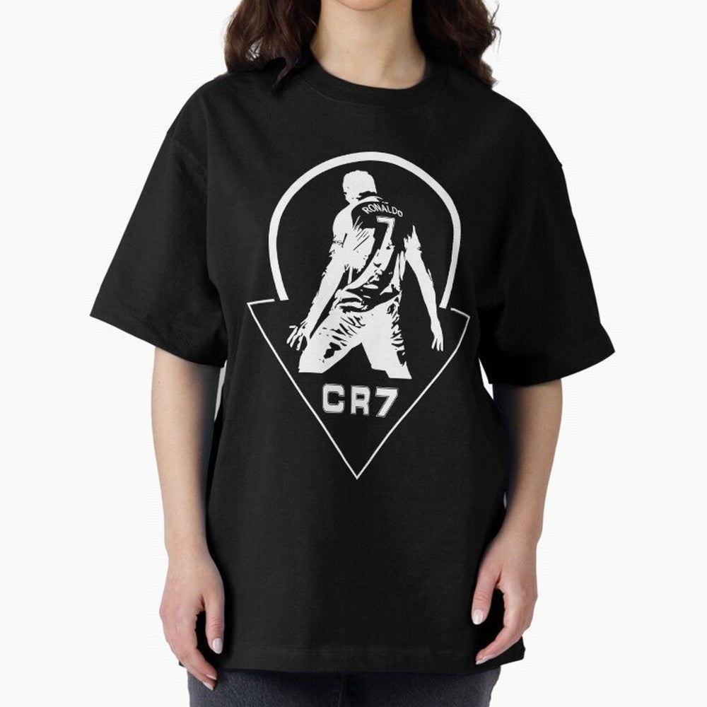 C R 7 Oversized T-Shirt Bring Global Tournament Vibes to FIFA World Cup 2026 Filled with Cristiano Ronaldo, Brazil, Portugal and Argentina Energy, Fan Favorite Moments, National Team Passion, Big Match Drama and Soccer History; Ideal for Fans Who