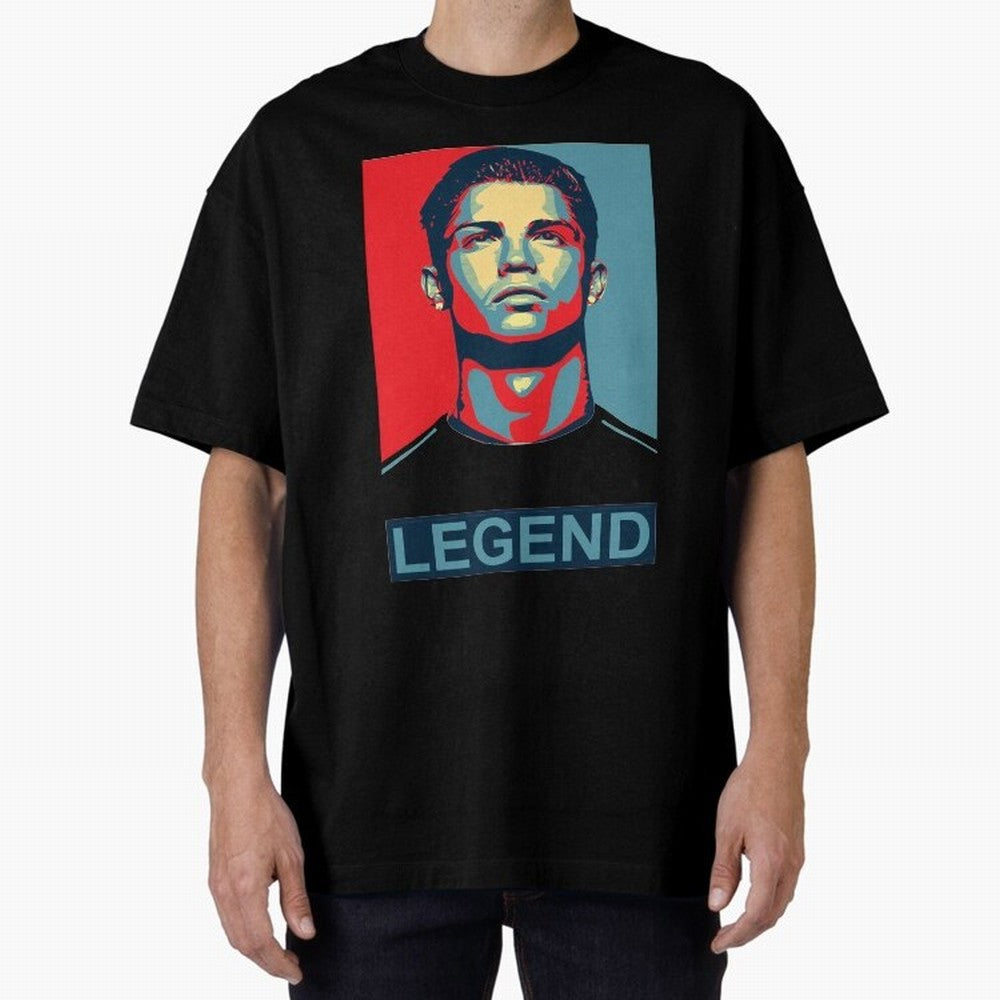 cristiano ronaldo legend Oversized T-Shirt Bring Global Tournament Vibes to Match Day Hype around FIFA World Cup 2026 Group Stage, Cristiano Ronaldo, Haaland and CR7, Argentina, France and Brazil, Football Passion, Legendary Performances, Festival