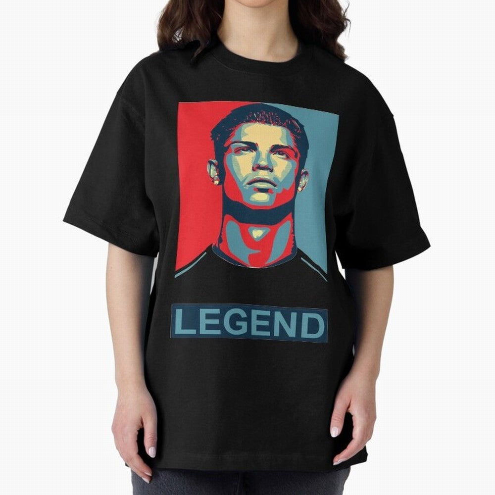 cristiano ronaldo legend Oversized T-Shirt Bring Global Tournament Vibes to Match Day Hype around FIFA World Cup 2026 Group Stage, Cristiano Ronaldo, Haaland and CR7, Argentina, France and Brazil, Football Passion, Legendary Performances, Festival