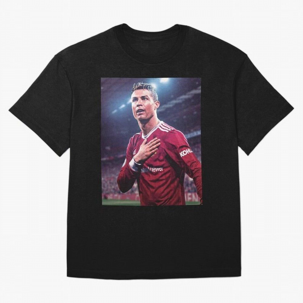 Cristiano Ronaldo New Oversized T-Shirt Celebrate the Biggest Stage of FIFA World Cup 2026 USA Canada Mexico Spirit, Filled with Brazil, Cristiano Ronaldo, Haaland and CR7, Football History, Final Match Energy, Crowd Noise and Once in a Lifetime