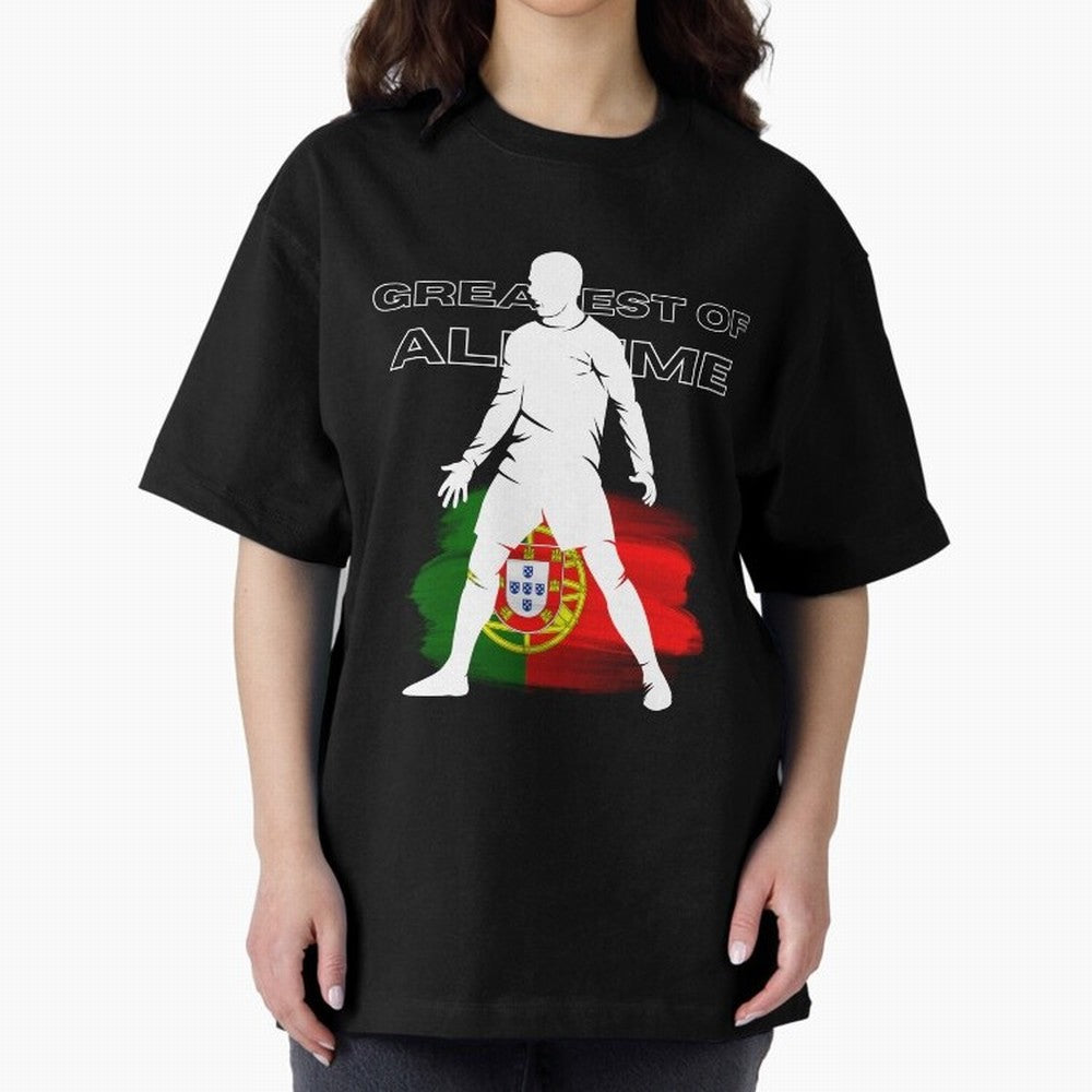 Cristiano Ronaldo Portugal Greatest Of All Time Oversized T-Shirt Feel the Heartbeat of the FIFA World Cup 2026 Group Stage Journey through Cristiano Ronaldo Highlights, Argentina and Brazil Pride, Game Day Rituals, Football Legends, Country Pride