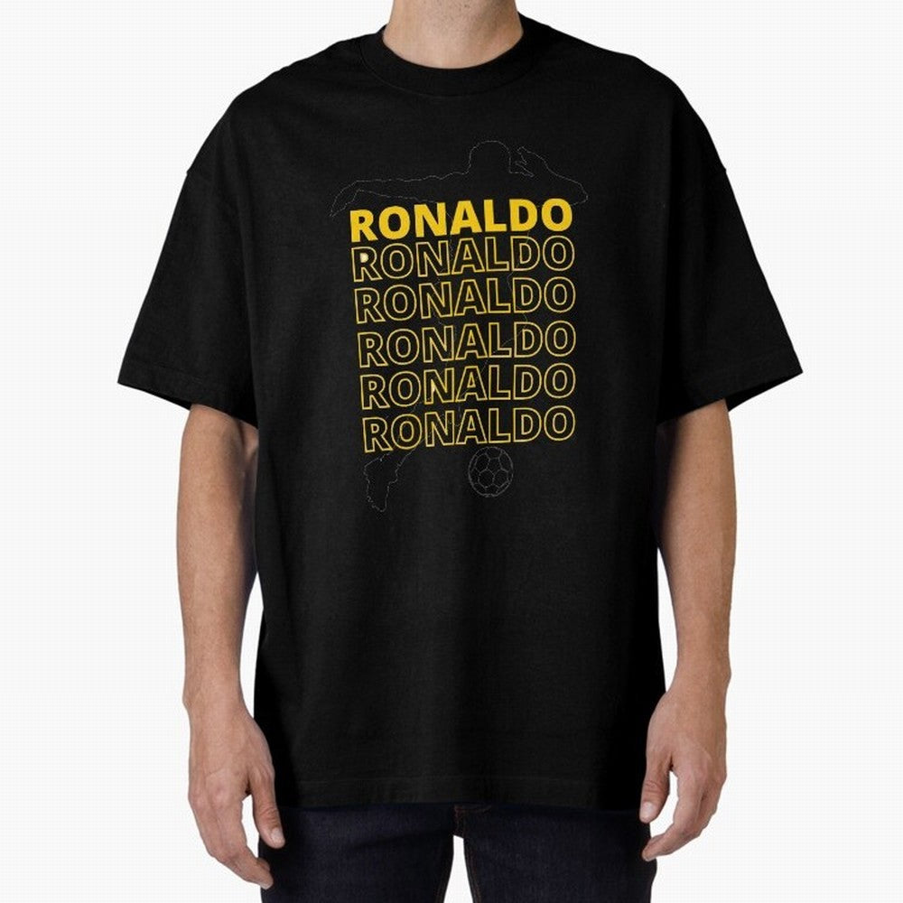 Ronaldo Oversized T-Shirt Celebrate the Biggest Stage of FIFA World Cup 2026 Group Stage Built around Messi and Cristiano Ronaldo, Brazil Energy, Fan Favorite Moments, National Team Passion, Big Match Drama and Soccer History; Ideal for Football