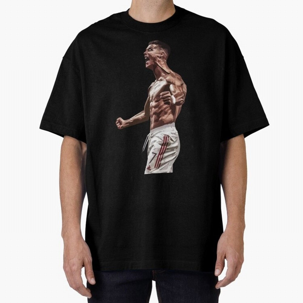 Cristiano Ronaldo - Celebration - CR7 - Manchester United Oversized T-Shirt Keep the Legacy of FIFA World Cup 2026 Group Stage Filled with Neymar, Haaland and Cristiano Ronaldo, England, France and Netherlands Energy, Fan Favorite Moments, National