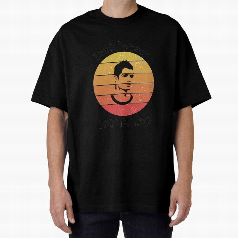 drink water ronaldo Oversized T-Shirt Bring Stadium Energy to the FIFA World Cup 2026 Journey through Mbappe and Neymar Highlights, Netherlands Pride, Sports Nostalgia, International Competition, Famous Players and Unforgettable Victories; Great