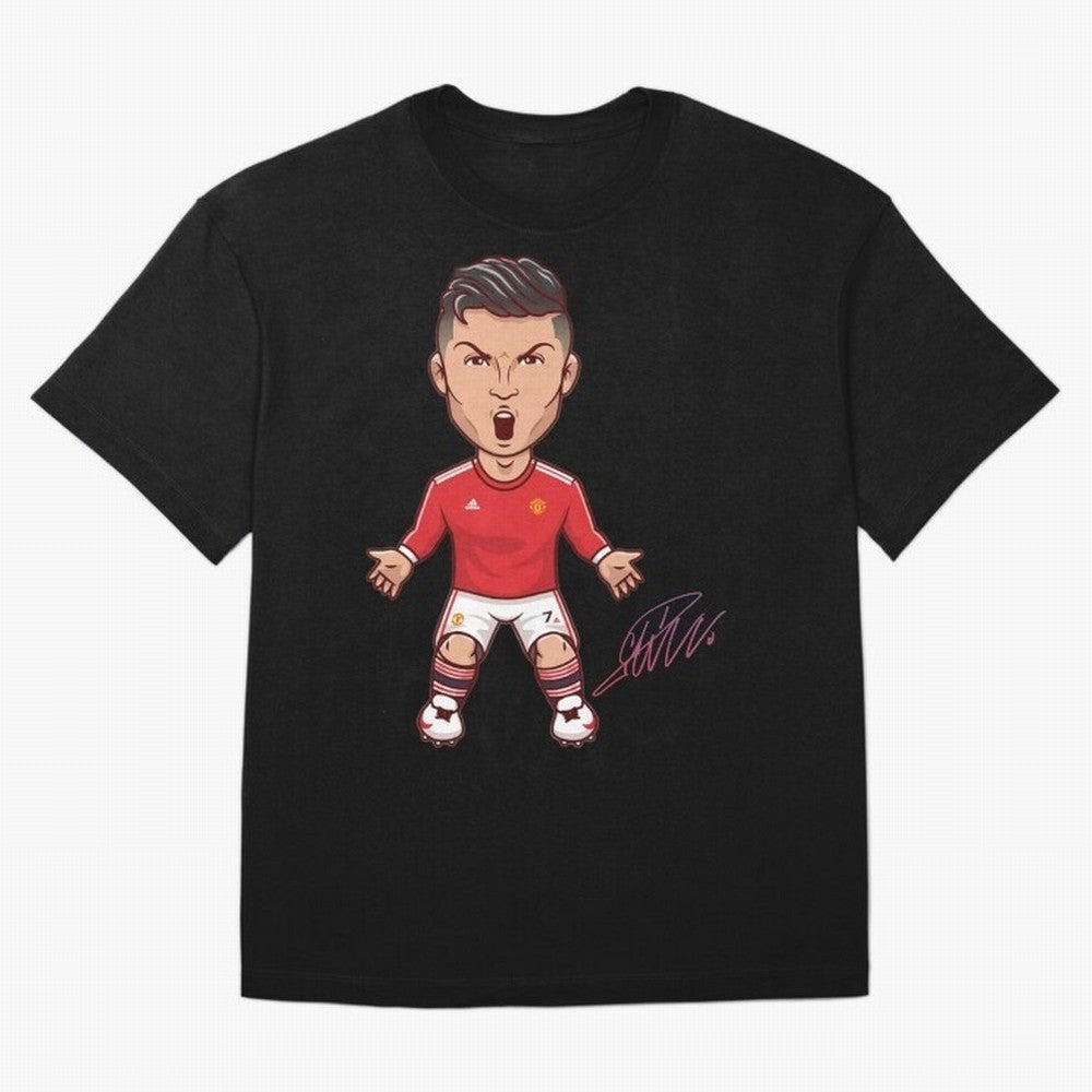 Cristiano Ronaldo CR7 Signature Oversized T-Shirt Refresh FIFA World Cup 2026 USA Canada Mexico Centered on Haaland, Brazil, Portugal and Argentina Energy, Retro Football Energy, Iconic Rivalries, Trophy Chase Drama and Stadium Atmosphere; Ideal