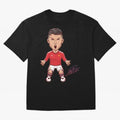Cristiano Ronaldo CR7 Signature Oversized T-Shirt Refresh FIFA World Cup 2026 USA Canada Mexico Centered on Haaland, Brazil, Portugal and Argentina Energy, Retro Football Energy, Iconic Rivalries, Trophy Chase Drama and Stadium Atmosphere; Ideal