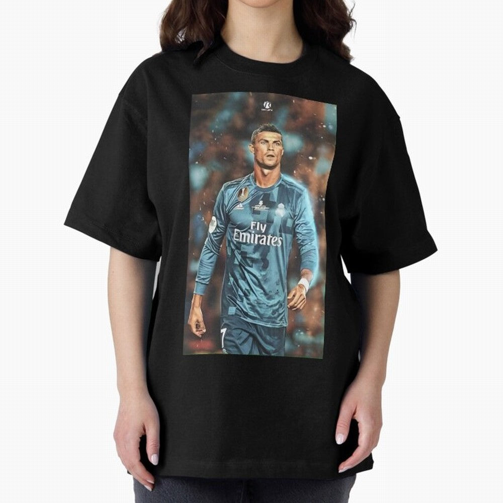 Cr7 Oversized T-Shirt Cheer for the FIFA World Cup 2026 USA Canada Mexico Journey through CR7 Highlights, Germany Pride, Champion Mindset, Group Stage Buzz, Knockout Tension and Passionate Fan Culture; Great for Supporters Who Love Legendary