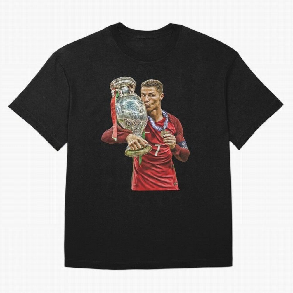 Cristiano Ronaldo Oversized T-Shirt Celebrate Classic Football Spirit in FIFA World Cup 2026 for Fans of Messi, Neymar and Mbappe and Netherlands, Bringing Match Day Excitement, Supporter Culture, Golden Goals and Global Football Passion; Made for