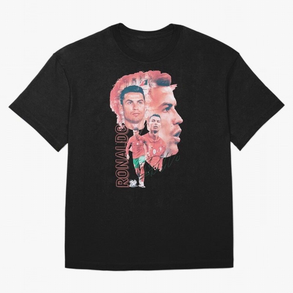 Cristiano Ronaldo Design Oversized T-Shirt Honor the Beautiful Game during FIFA World Cup 2026 Group Stage Spirit, Celebrating Spain, CR7, Goal Celebration Energy, Supporter Heritage, Football Icons and Worldwide Tournament Joy; Ideal for Fans Who