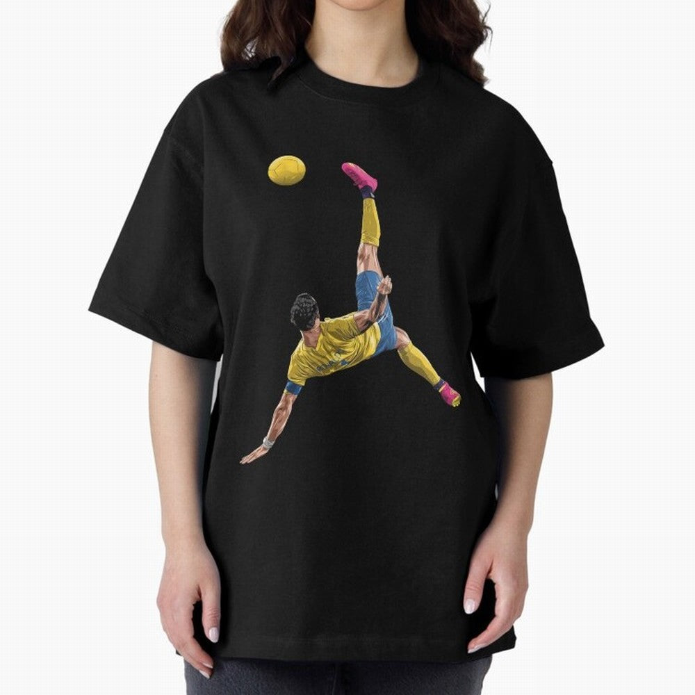 CRISTIANO RONALDO BICYCLE KICK GOAL AL NASSR Classic Oversized T-Shirt Celebrate Soccer Greatness during FIFA World Cup 2026 Group Stage Featuring Messi and Cristiano Ronaldo, Argentina and Brazil Energy, Worldwide Fan Energy, Dramatic Goals,