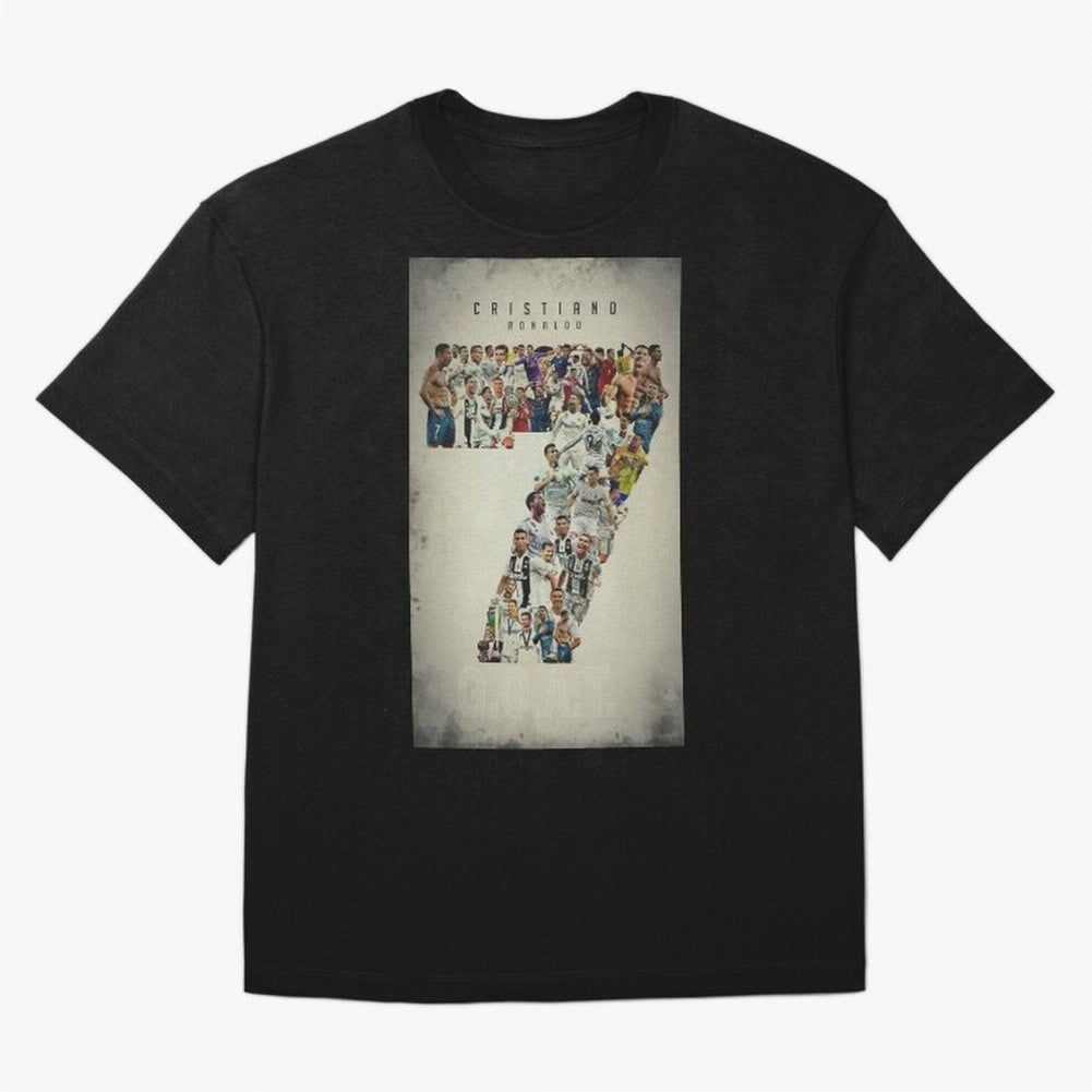 Cristiano Ronaldo Oversized T-Shirt Make the Season About Global Football Passion for FIFA World Cup 2026 USA Canada Mexico, Featuring Messi, CR7 and Mbappe, Argentina, France and Brazil, Championship Spirit, Famous Goals, Roaring Crowds and